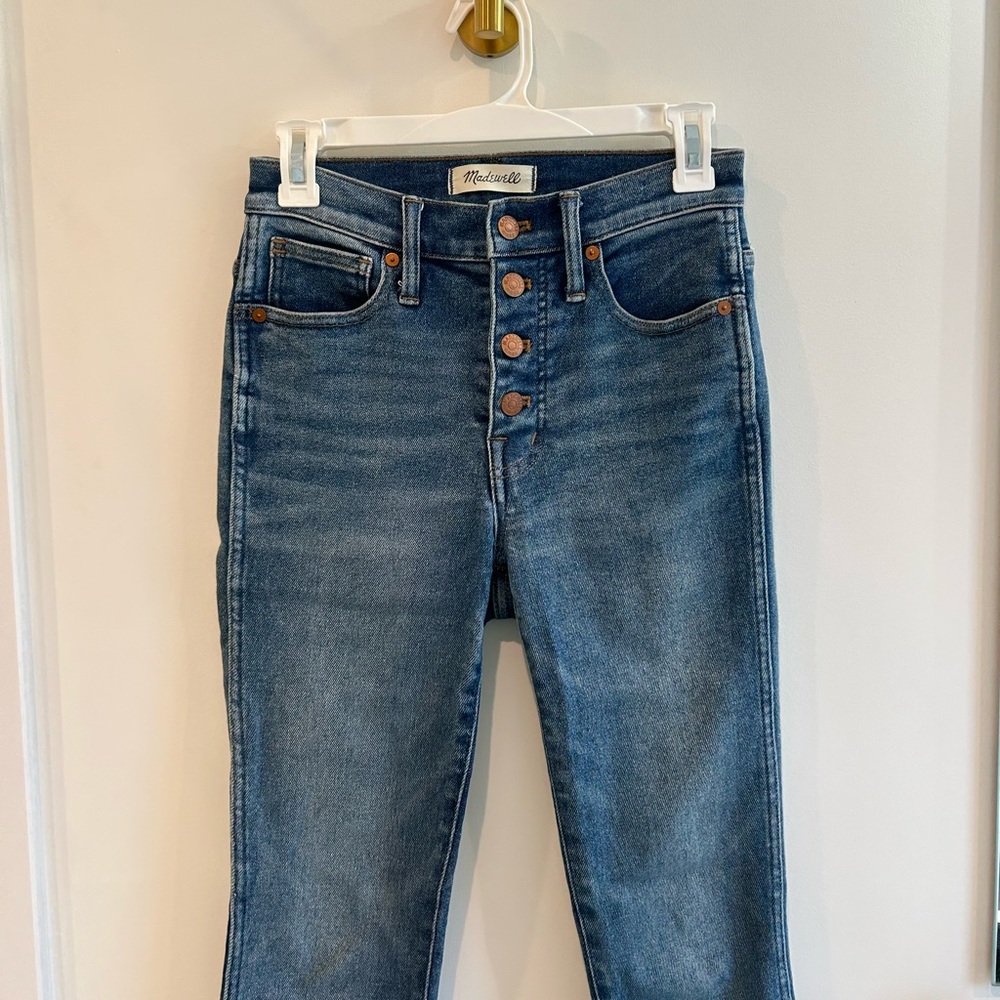 Madewell 10” high rise skinny jeans